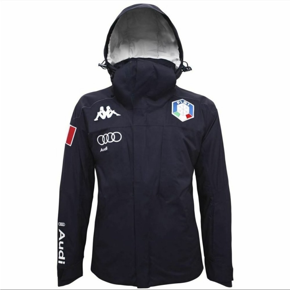 Kappa cento 650A FISI Ski Snowboard Jacket Navy Blue Size 6